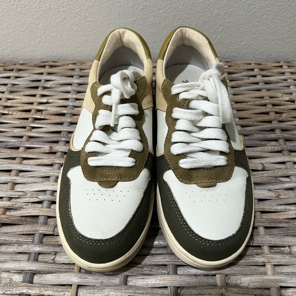 Madewell Court Sneakers in Colorblock, Desert Olive size 5 women’s, EUC - Picture 3 of 7